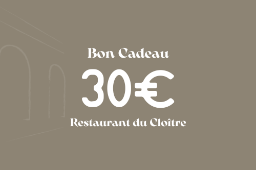 Bon Cadeau Restaurant du Cloître - 30€