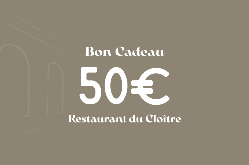 Bon Cadeau Restaurant du Cloître - 50€