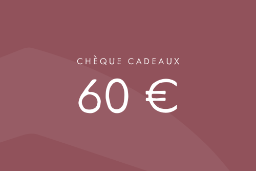 Chèque Cadeau Bien-Être 60€ Chèque Cadeau Bien-Être 60€